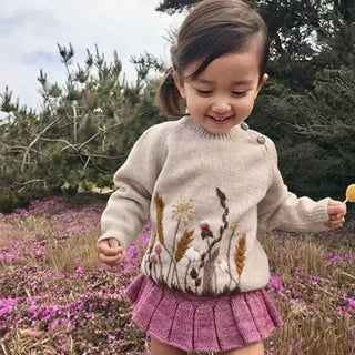 Willow Embroidered Pullover Sweater - RYAN AND REMI