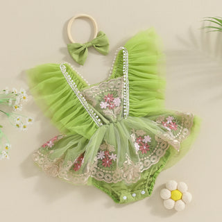 Newborn Fly Sleeve Romper