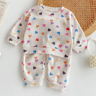 Colorful Hearts Jogger Set - RYAN AND REMI