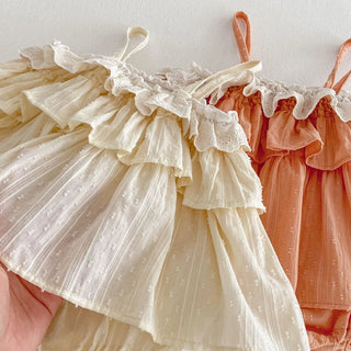 Camisole Ruffle Romper Dress