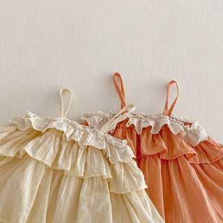 Camisole Ruffle Romper Dress