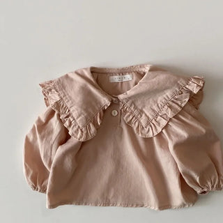 Loose Peter Pan Collar Top - RYAN AND REMI