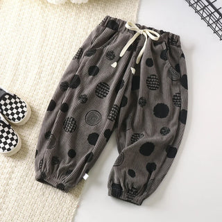 Drawstring Lantern Jogger Pants