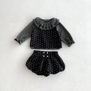 Leafy Doll Ruffled Set. 3Pcs - RYAN AND REMI