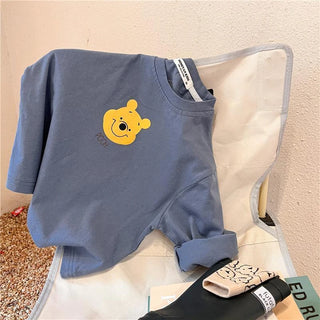 Cartoon Print Long Sleeve T-Shirt - RYAN AND REMI