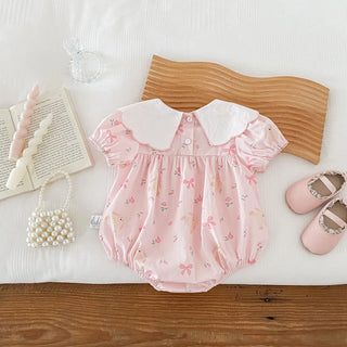 Bunny Rabbit Ribbon Romper