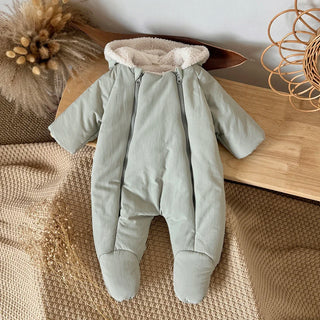 Nordic Style Waterproof Plush Jumpsuit