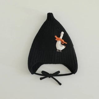 Knitted Swan Beanie Hat - RYAN AND REMI