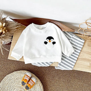 Penguin Striped Pants Set - RYAN AND REMI