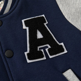 Letter A Baseball Jacket - RYAN AND REMI