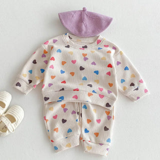 Colorful Hearts Jogger Set - RYAN AND REMI