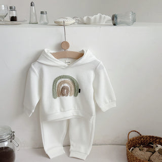 Hooded Fuzzy Rainbow Set - RYAN AND REMI