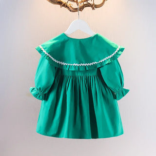 Flower Neck Princess Dress - RYAN AND REMI