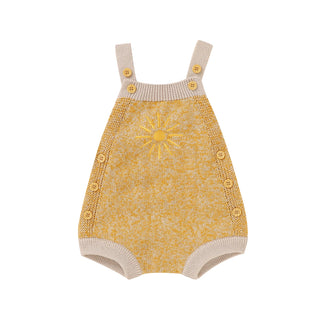 Sunshine Knitted Romper