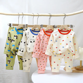 Printed Pajama Lounge Set - RYAN AND REMI