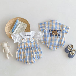 Sibling Bear Bodysuit Outfit - RYAN AND REMI