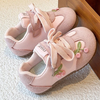 Pink Cherry Patch Sneakers