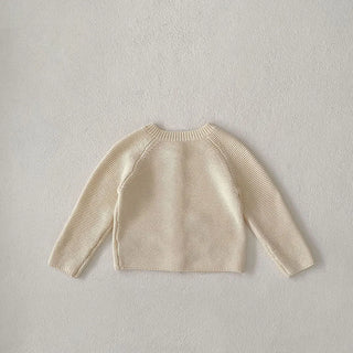 Animal Embroidery Sweater Cardigan - RYAN AND REMI