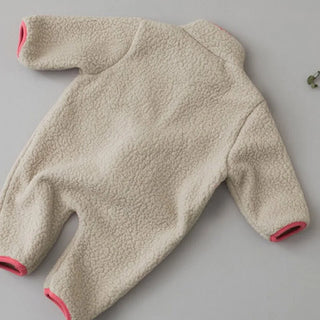 Fleece Patchwork Jumpsuit Outwear - RYAN AND REMI