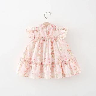 Floral Print Dress with Bag