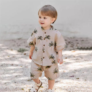 Printed Muslin Shorts Set - RYAN AND REMI