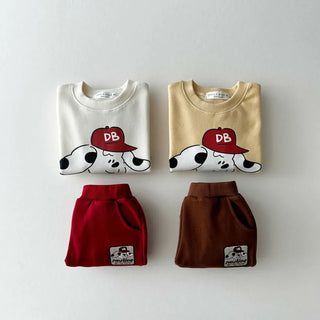 Cartoon Doggy Jogger Set - RYAN AND REMI