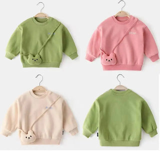 Teddy Bear Cross Over Sweater - RYAN AND REMI