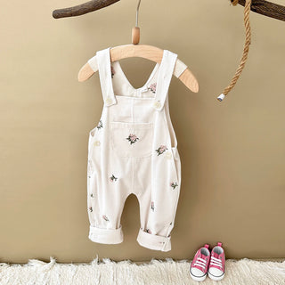 Floral Corduroy Jumpsuit - RYAN AND REMI