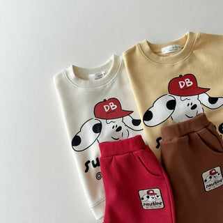 Cartoon Doggy Jogger Set - RYAN AND REMI