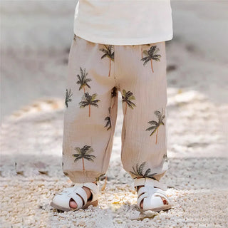 Palm Tree Pants Set - RYAN AND REMI
