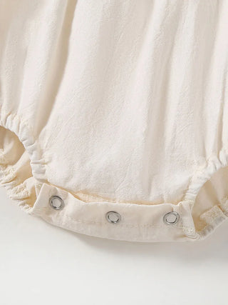 Fly Sleeve Patch Romper