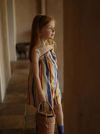 Sling Striped Overalls Jumpsuit