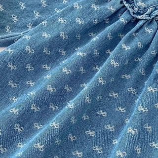 Printed Denim Sister Outfit