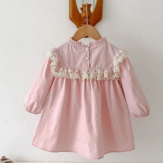 Pink Garden Ruffle Dress