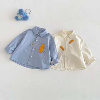 3D Cartoon Button Up Shirt - RYAN AND REMI