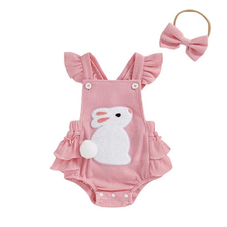 Rabbit Patch  Bodysuit Set