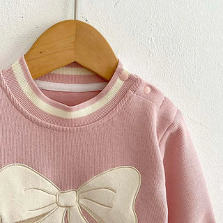 Knitted Ribbon Bow Jumpsuit - RYAN AND REMI