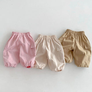 Solid Cargo Casual Trousers - RYAN AND REMI