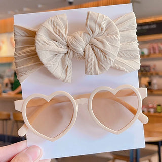 Headband with Heart Glasses