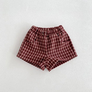 Retro Tweed Vest and Shorts Outfit - RYAN AND REMI