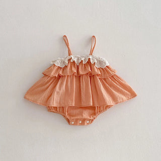 Camisole Ruffle Romper Dress