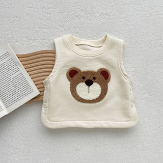 Bear Rabbit Prints Vest Top