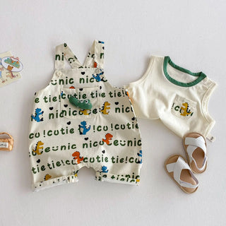Dinosaur Jumpsuit T-shirt Outfit