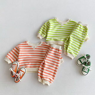 Neon Striped Jogger Set - RYAN AND REMI
