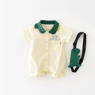 Dinosaur Jumpsuit w Bag