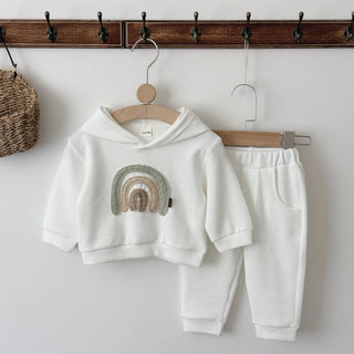 Hooded Fuzzy Rainbow Set - RYAN AND REMI