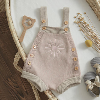 Sunshine Knitted Romper