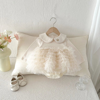 Banquet Ruffle Romper Dress - RYAN AND REMI