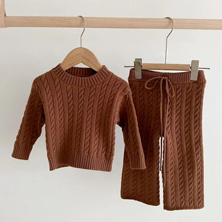Solid Knitted Lounge Set - RYAN AND REMI