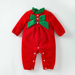 Christmas Ribbon Romper - RYAN AND REMI